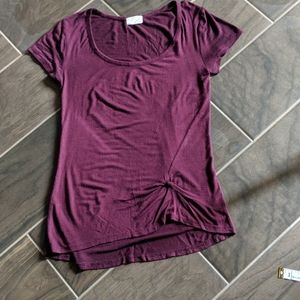 Glitz maroon t shirt
